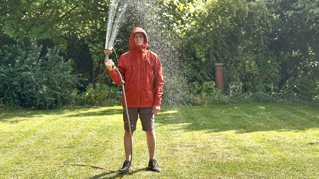 I hosed myself down in the garden to test this Rab jacket – here’s why I rate it higher than GORE-TEX