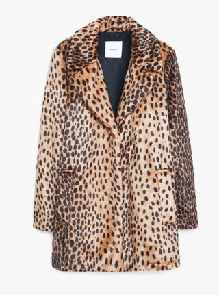 Mango Leopard Faux Fur Coat, £59.99
