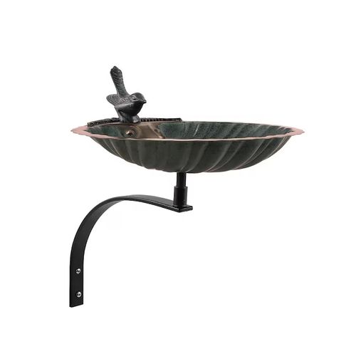 Antique Wall Mounted Bird Bath