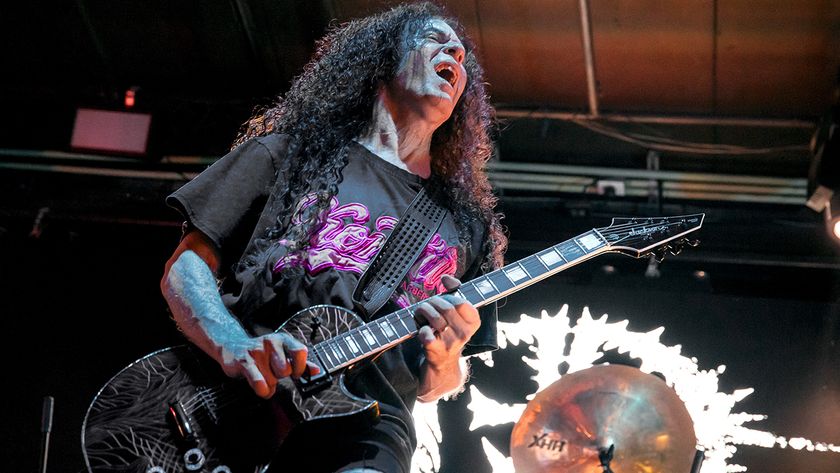 MONTERREY, MEXICO - JUNE 22: Marty Friedman, American guitarrist ex Megadeth band, peforms on the concert at Caf&eacute; Iguana on June 22, 2025 in Monterrey, Mexico. (Photo by Medios y Media/Getty Images)