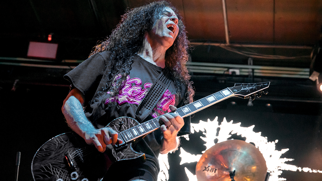 MONTERREY, MEXICO - JUNE 22: Marty Friedman, American guitarrist ex Megadeth band, peforms on the concert at Caf&eacute; Iguana on June 22, 2025 in Monterrey, Mexico. (Photo by Medios y Media/Getty Images)