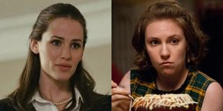 Jennier Garner in Juno, Lena Dunham in Girls