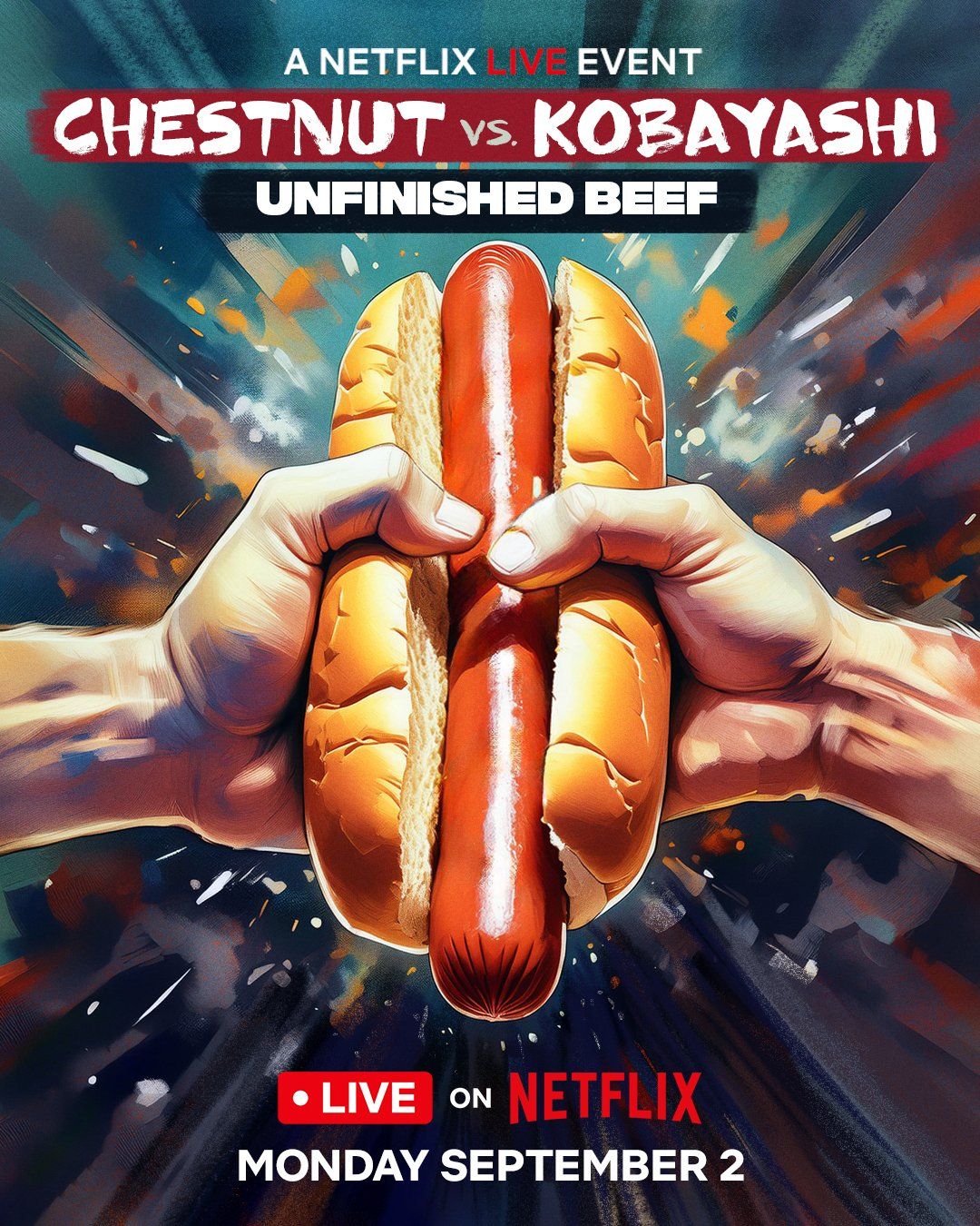 Chestnut vs. Kobayashi on Netflix