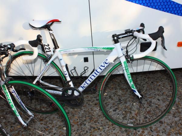 Saur-Sojasun's Jimmy Casper set off for Roubaix on this Gitane.