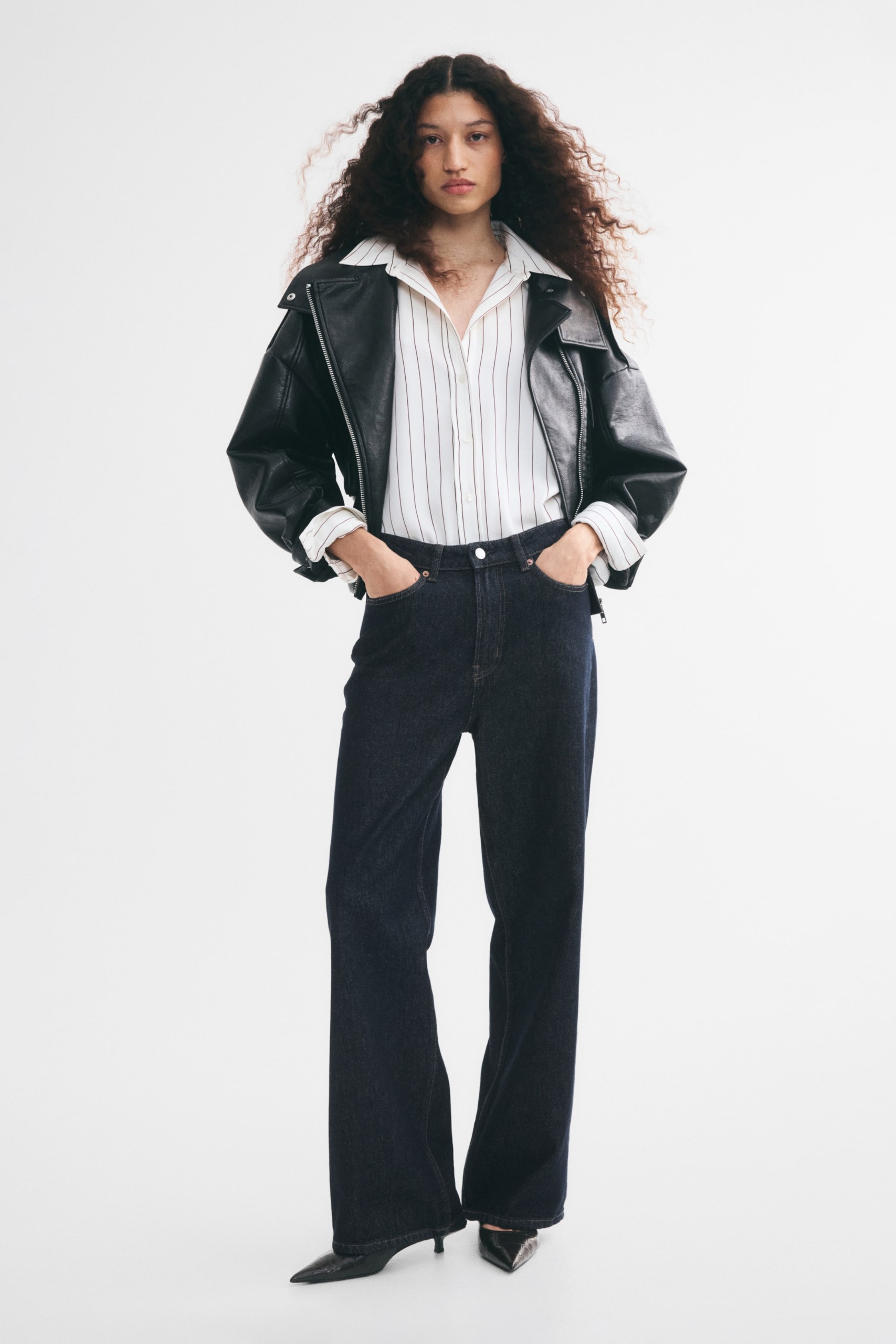 Wide High Waist Jeans