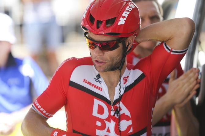 Jonathan Cantwell (Drapac) preparing for Stage 6