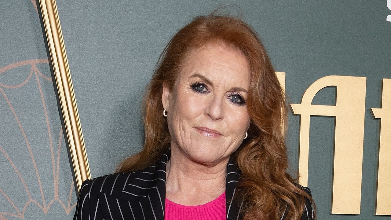 Sarah Ferguson set to make major TV appearance. Seen here she arrives at the UK premiere of &quot;Marlowe&quot; 