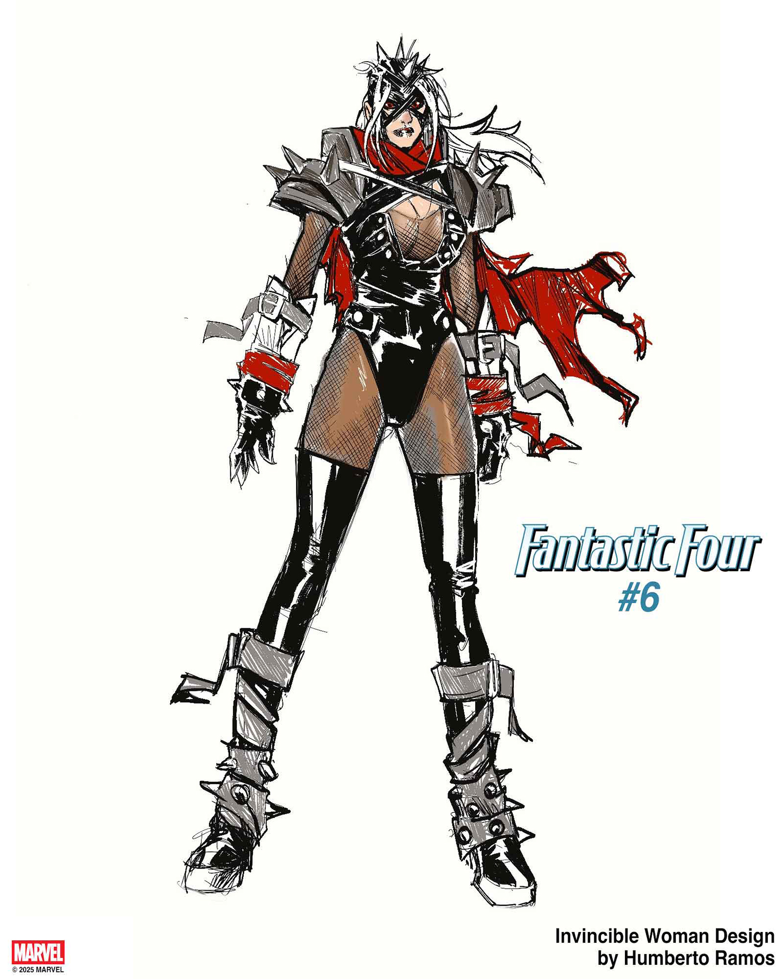 Malice character design by Humberto Ramos