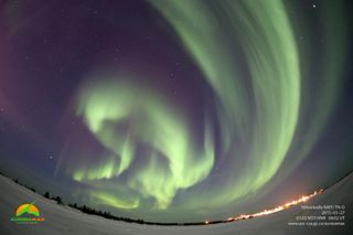 Aurora Over Yellowknife, Canada, Jan. 27, 2015