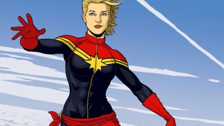Captain Marvel design by Jamie McKelvie