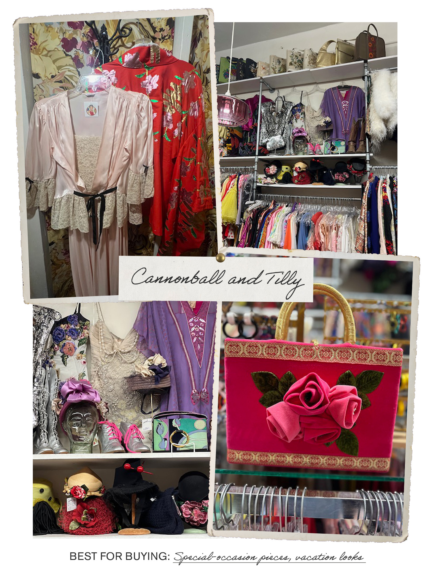 Various vintage items