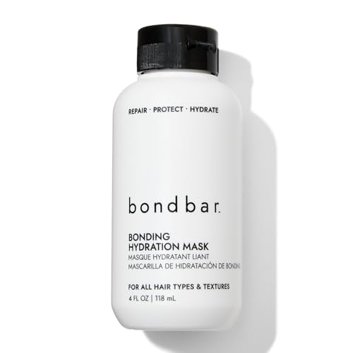 Bondbar Bonding Hydration Mask for Damaged Hair, Adds Volume, Smooths Hair, Hydrates All Hair Types &amp;amp; Textures, Vegan, Crueltyfree, 4 Fl. Oz.
