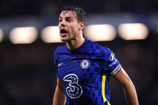 Chelsea defender Cesar Azpilicueta sustained an injury in training on Friday