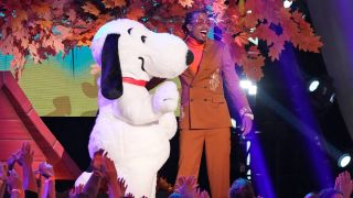 Snoopy and Nick Cannon onstage together