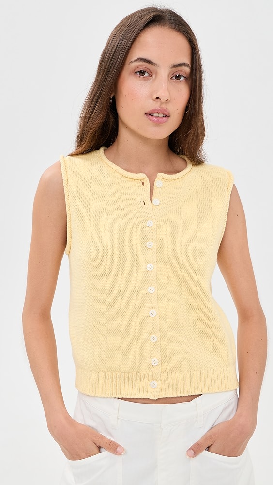 Alex Mill Taylor Cotton Sweater Vest