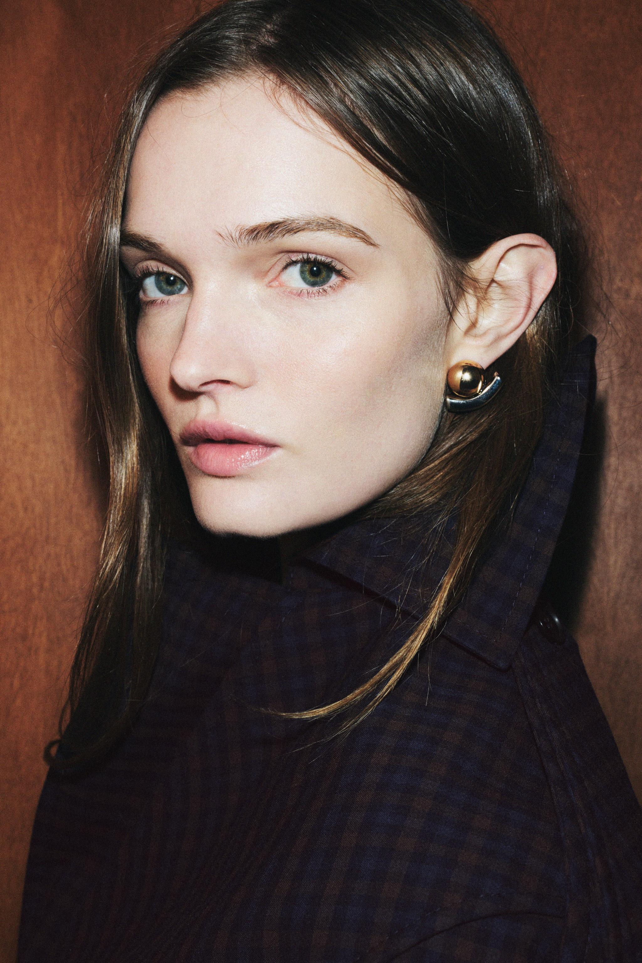 Mismatched Earrings With Ball and Stick Detail