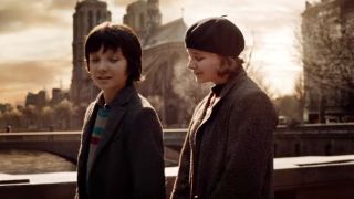 Asa Butterfield and Chloe Grace Moretz in Hugo.