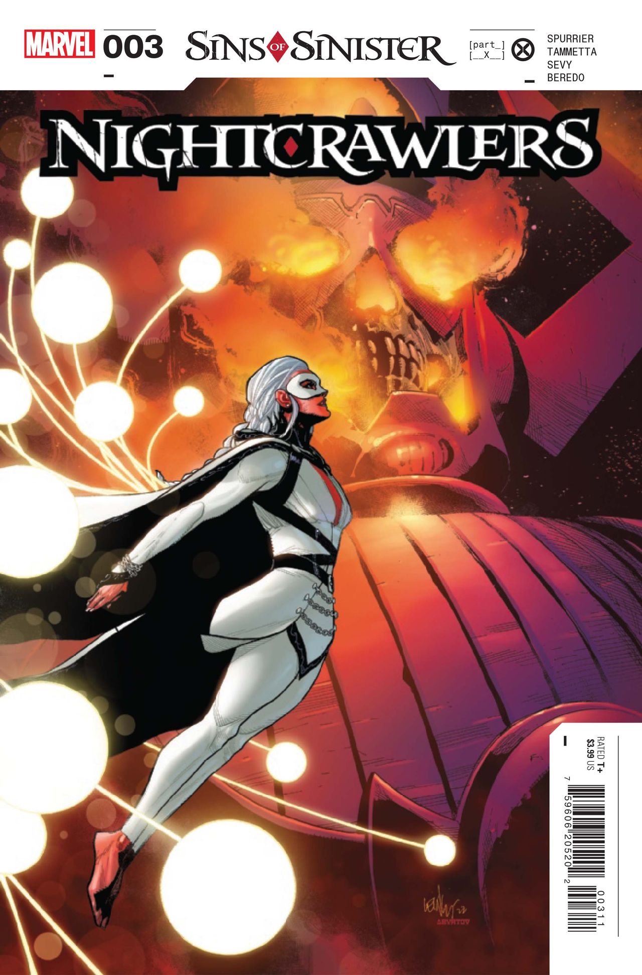 Cover for Nightcrawlers #3, featuring Mother Righteous.