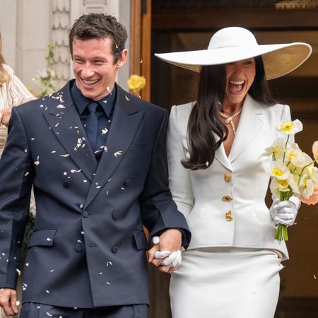 Dua Lipa and Callum Turner at their civil ceremony