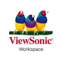 The ViewSonic Workspace logo with three birds.