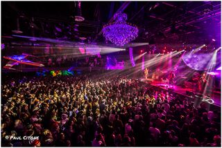 Jam band Moe. performing at the Filmore in Philadephia, PA on Oct. 31, 2015.