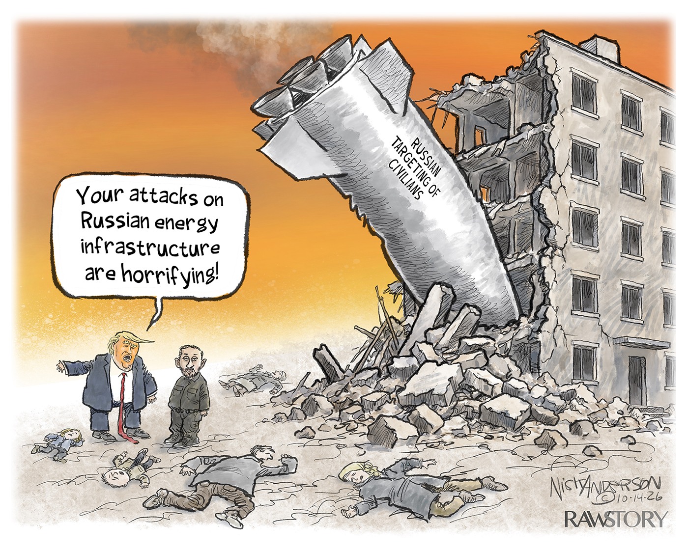 Political cartoon