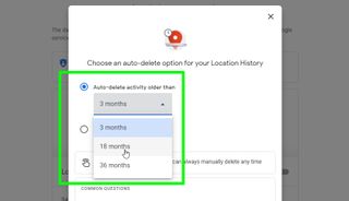 how to view location history in Google Maps - autodelete