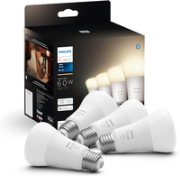 Philips Hue Warm White Light Bulbs (A19) x 4