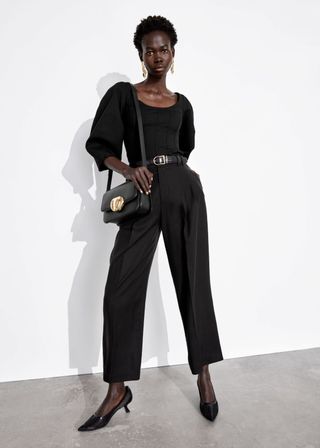 Tailored High Waist Trousers