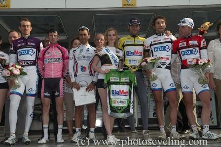 Classification leaders at the Rh&ocirc;ne-Alpes Is&egrave;re Tour.