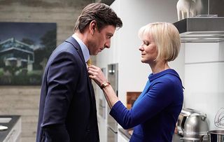 Enzo Cilenti as Jeremy and Hermione Norris as Vivien