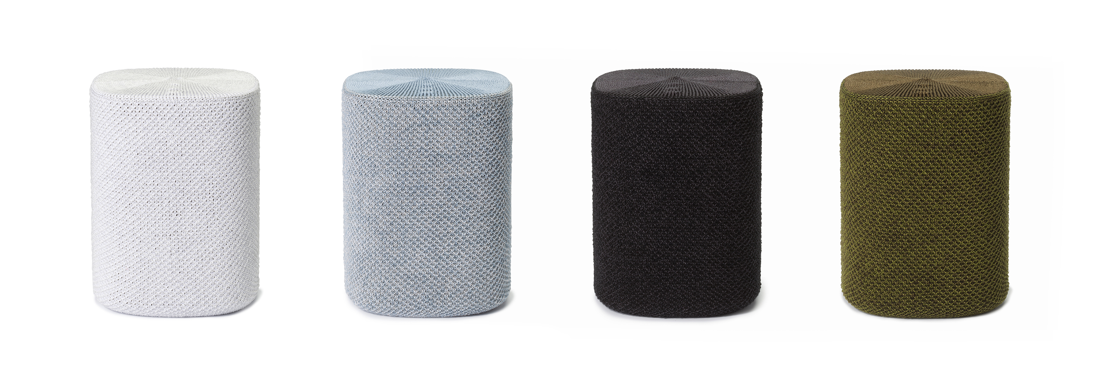 Four speakers with Soundskins on in different shades