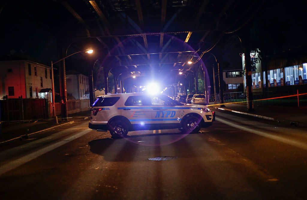 An NYPD car