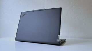 The Lenovo ThinkPad T14s Gen 6 on a white table