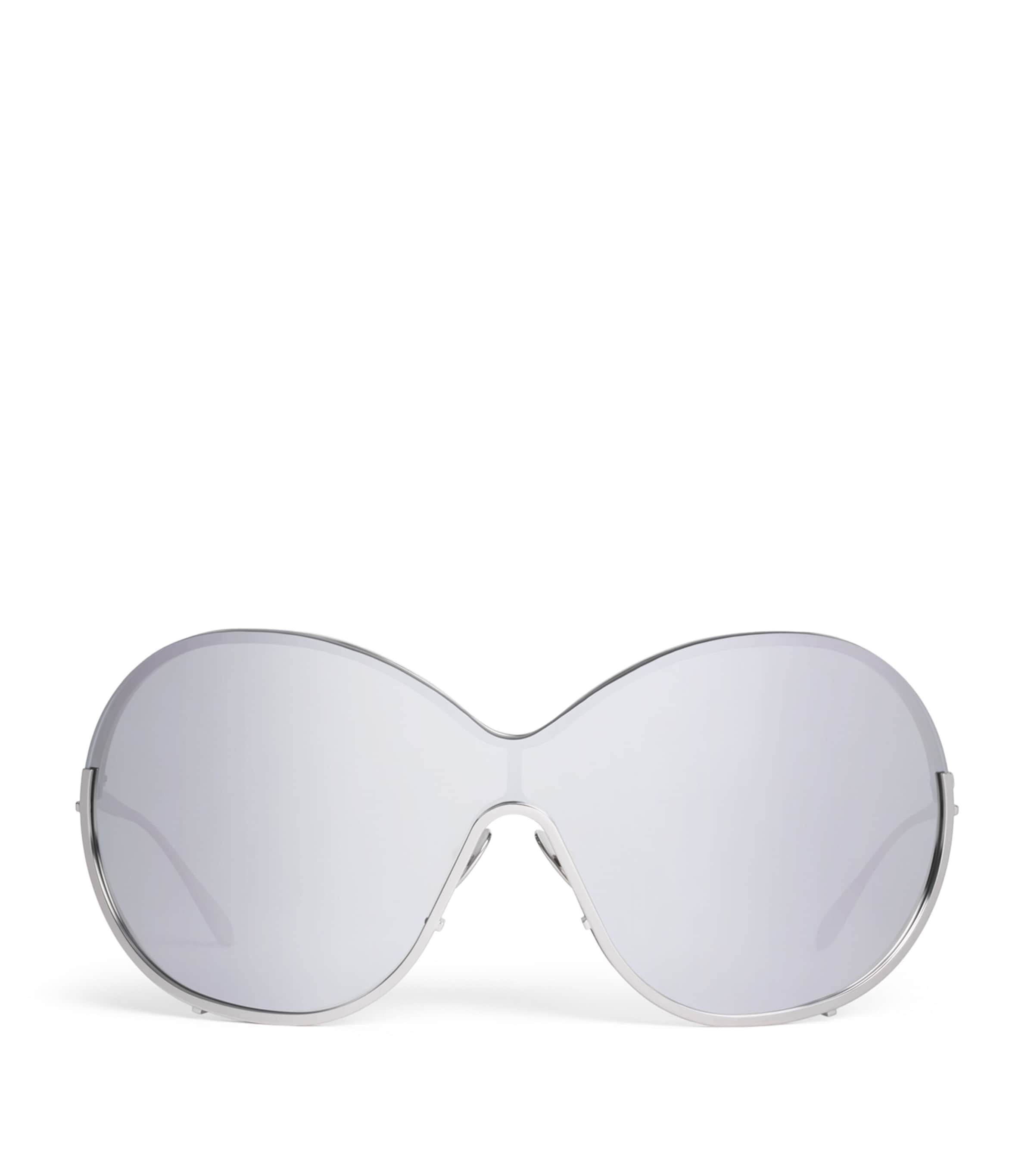 Ala&amp;iuml;a Metal Butterfly Sunglasses