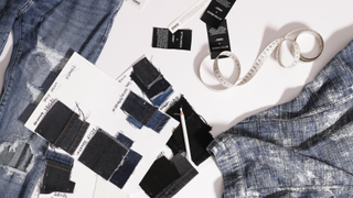 Jeans, Design, Pattern, Denim, Font, Textile, Black-and-white, Style, Plaid,