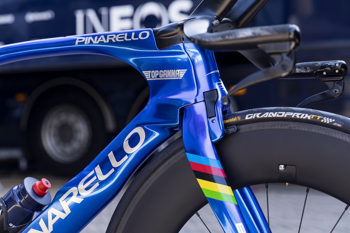 Filippo Ganna's new Pinarello Bolide TT for the Giro d'Italia
