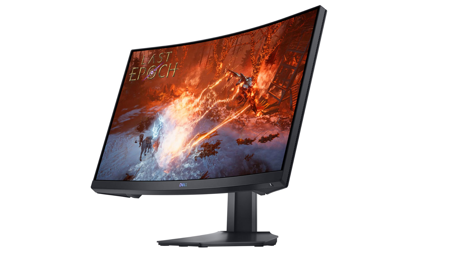 24-inch curved Dell monitor