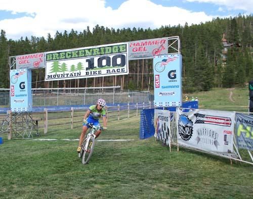 Jari Kirkland (Team Alpine Orthopedics) races to a win
