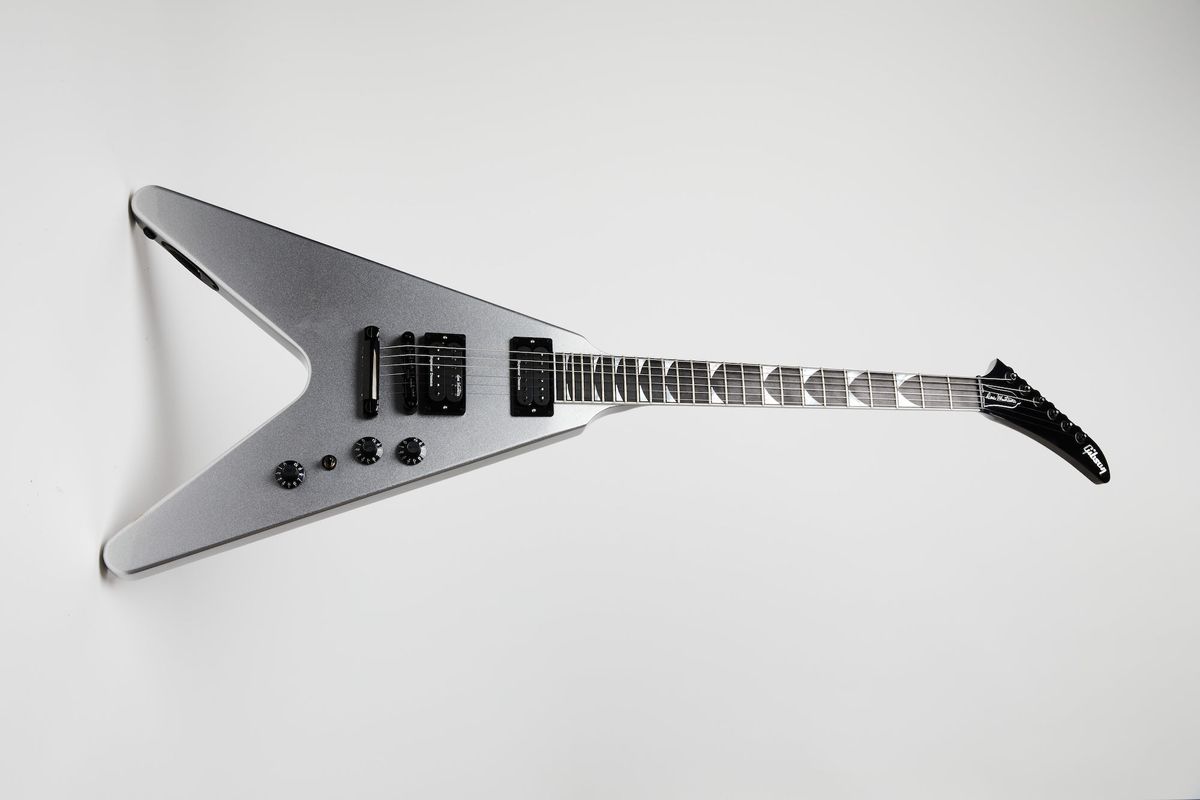 Gibson Dave Mustaine Flying V EXP Metallic Silver