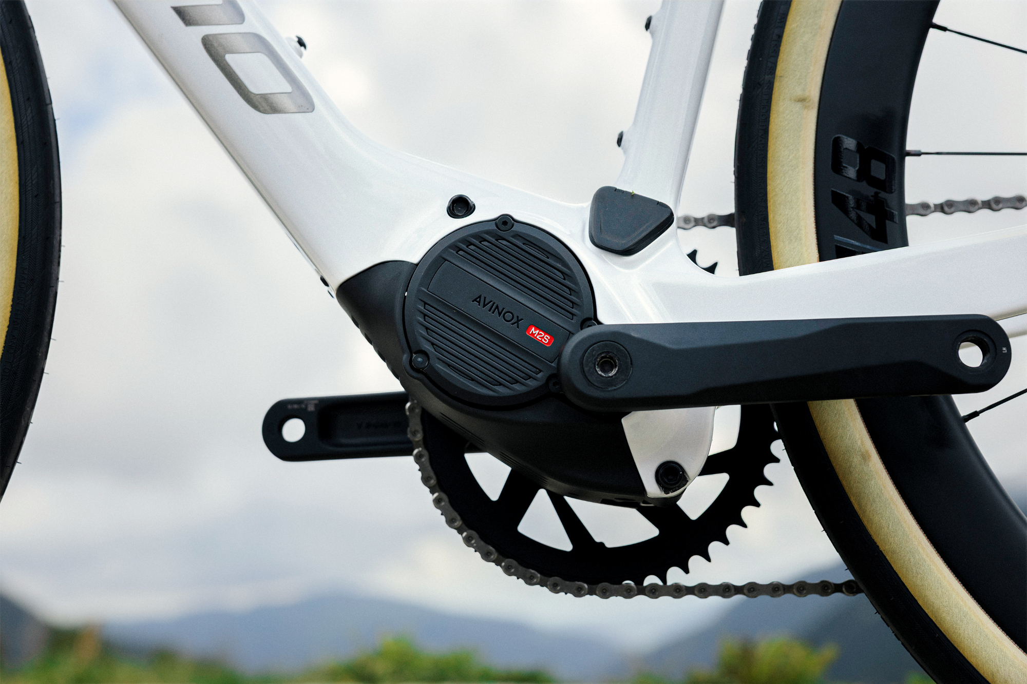 Detail of the Megamo Upon electric road bike
