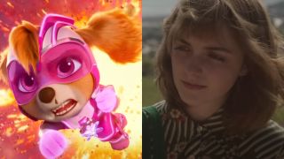 Skye in Paw Patrol: The Mighy Movie; Mckenna Grace on A Friend of the Family