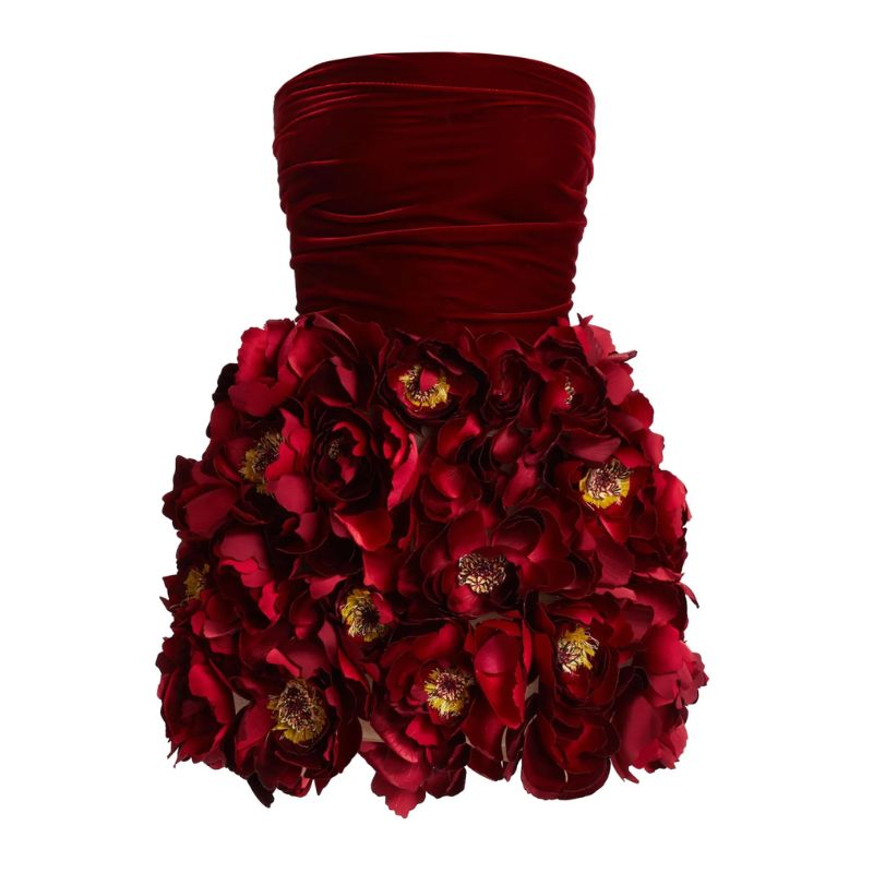 Oscar de la Renta dress cut out 