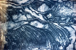 The icy landscape of northern Canada takes center stage in this Jan. 11, 2011 image taken by Italian astronaut Paolo Nespoli.