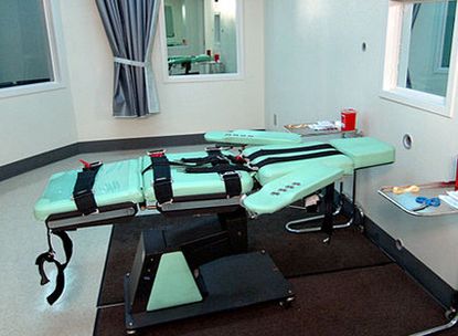 Lethal injection death chamber