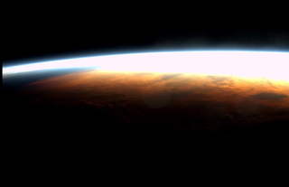 Expedition 42 Sunrise Over Australia