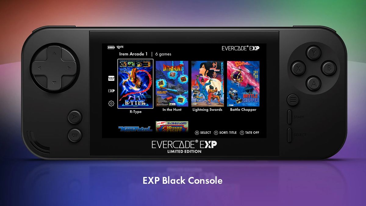 The Evercade EXP puts 300 classic arcade games in your pocket and it