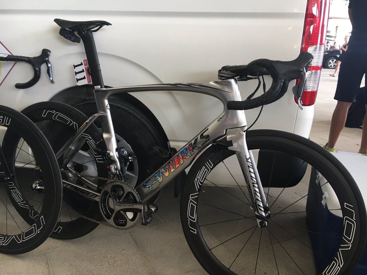 Marcel Kittel's bike for stage 2 of the Abu Dhabi Tour