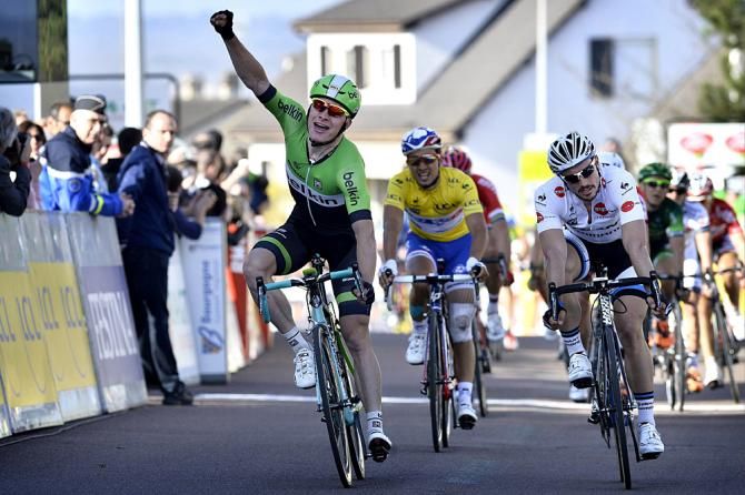 Moreno Hofland (Belkin) wins the stage