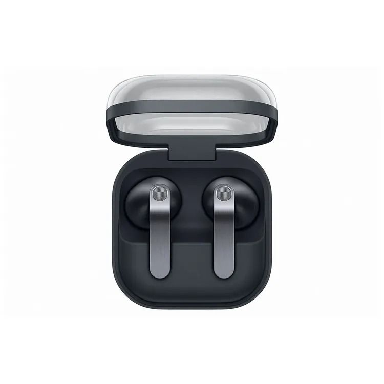 Galaxy Buds 4 case and buds inside